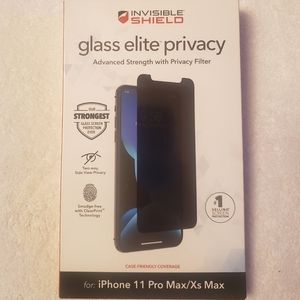 Invisible shield glass